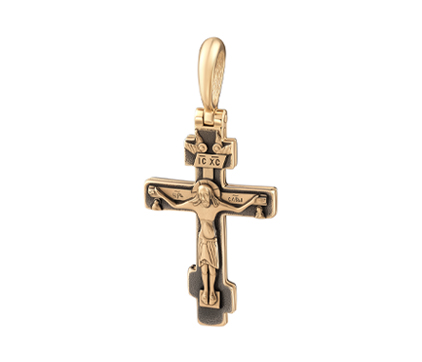890 Годеновский крест, желтое золото 585 пробы