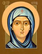 Икона Святая преподобная Кира, 21 век