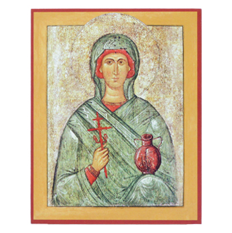 Икона. Святая Анастасия Узорешительница. Конец 14 — начало 15 века.