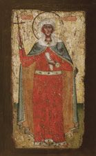 Икона. Святая равноапостольная Нина, просветительница Грузии, 16 век