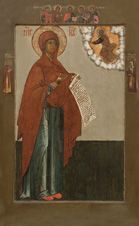 Икона Божией Матери «Боголюбская». Начало 18 века