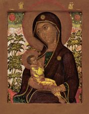 Икона Божией Матери «Млекопитательница», 19 век