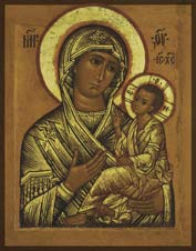 Икона Богоматери «Грузинская» («Черниговская»), 18 век