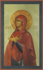 Икона. Святая праматерь Ева, 19 век