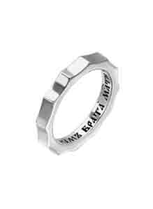 953 Кольцо наперстная молитва серебро 925 пробы