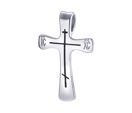 576 Крест нательный «Простой», серебро 925 пробы