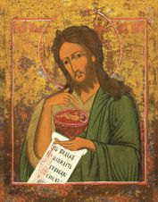 Икона. Святой Иоанн Предтеча (Креститель). 19 век.