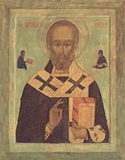 Икона. Святитель Николай Чудотворец. 16 век