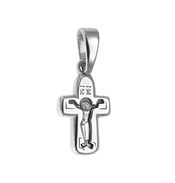 679 Крест с образом Покрова Божией Матери, серебро 925 пробы