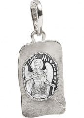 744 Образ «Архангел Михаил», серебро 925 пробы