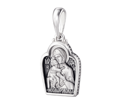 710 Образ Божией Матери "Феодоровская", серебро 925 пробы