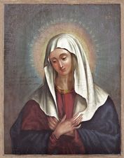 Икона Божией Матери «Умиление» Серафимо-Дивеевская, 19 век