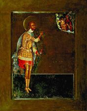 Икона. Святой великомученик Никита Воин, 16 век