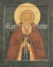 Икона. Преподобный Дмитрий Прилуцкий, 17 век