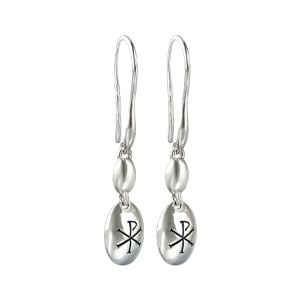 851 Серьги "Хризма", серебро 925 пробы