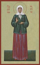 Икона. Святая Матрона Московская. 20 век